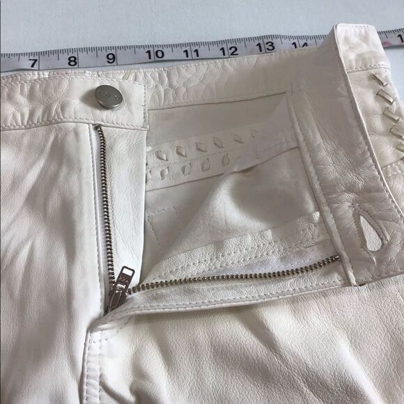 IRO Wirt Genuine Leather Skirt Size 38 - Picture 7 of 11